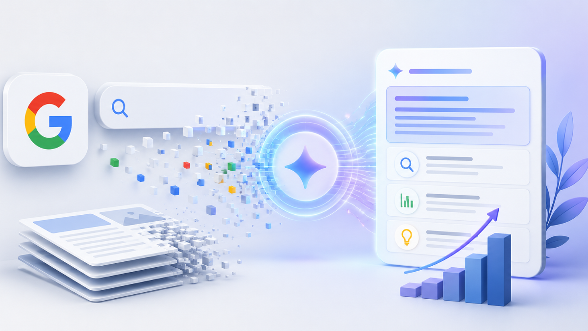 What is Google’s Search Generative Experience? Discover an original, technical blueprint to optimize your blog content for AI Overviews and conversational search.