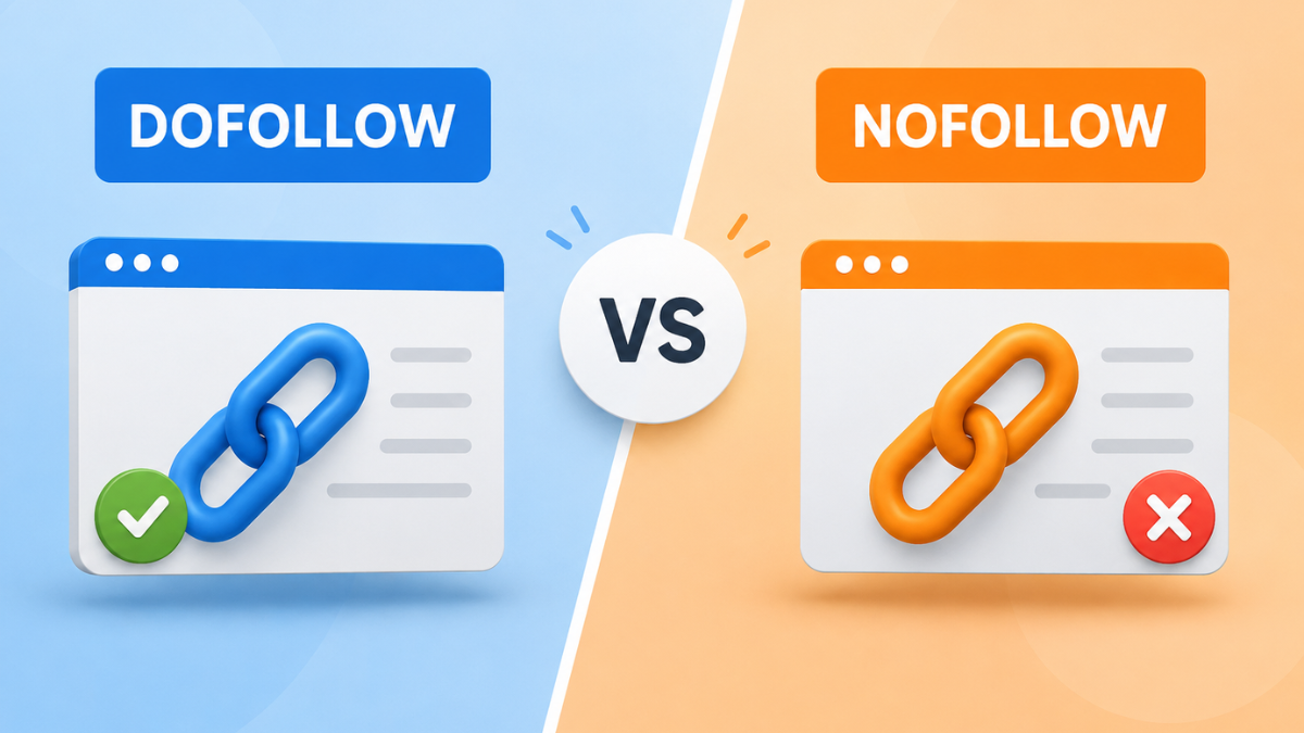 What is the difference between dofollow and nofollow links? Learn how they impact SEO, when to use them, and how Google treats them today.